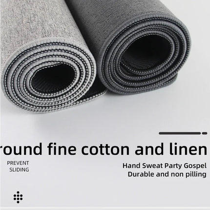 Cotton and Linen Rubber XXL Mouse Pad Gaming MousePad Large Desk Mat Gaming PC Desk Mat Keyboard Pad Computer Desk - product