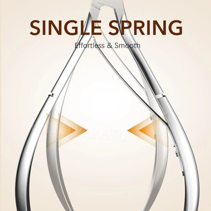 1Pcs Professional Cuticle Nippers Stainless Steel Sharp Blades Nail Cuticle Clippers Cutter Trimmer Manicure Tool