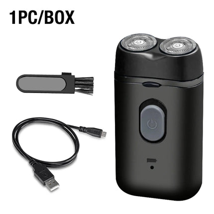 Men's Electric Portable Shaver, Double Headed Shaver, Multi Functional USB Charging Shaver
