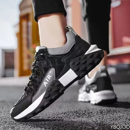 Large Size Spring and Autumn New Thick Sole Height Increasing Casual Men's Shoes Niche Trend - product view 6