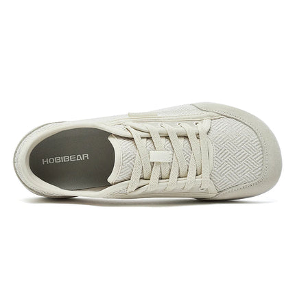 HOBIBEAR Unisex Barefoot Shoes Wide Toe Minimalist Zero Drop Walking Sneakers Lace-Up Outdoor Lightweight Casual Shoes