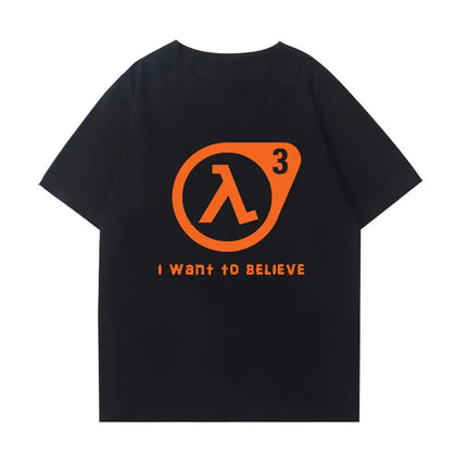 New Style Cry of Fear Half Life 2 Combine Grunge Logo Men's Unisex T-Shirt Casual Funny Gaming Clothes Polyester Printed Tees