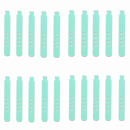 20/12/4PCS Cable Ties Cord Organizer Management Silicone Wire Holder Straps Zip Clips Reusable Tie Wraps Keeperwinder Rubber