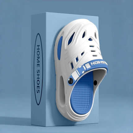 Men's Summer Arch-Support Perforated Sandals, Comfortable Outdoor Casual Slides for Daily Walking