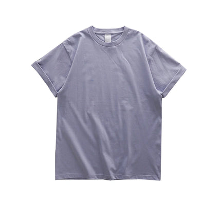 American 230g Heavy Cotton Short-sleeved T-shirt Men's and Women's Shoulder Pure White Bottoming Shirt 2025 New Clothes Summer