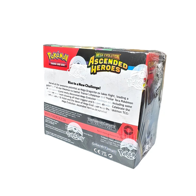 360Pcs Englisches Pokémon TCG: Mega Evolution Ascended Heroes Booster Box Pokémon Sammelkarten 36 Pack Box Kindergeschenk Spielzeug