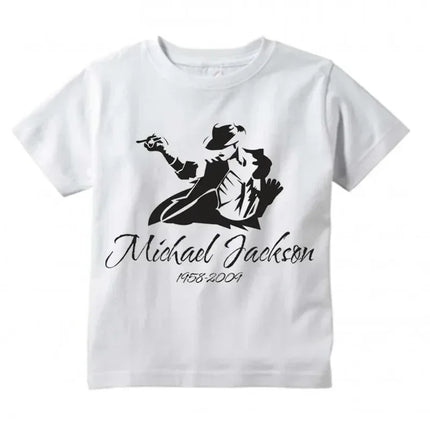 Michael Jackson Graphic Printed Tshirt Harajuku Rock Fashion Casual Short Sleeve Crew Neck Plus Size T Shirt Women