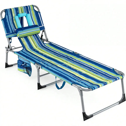 Portable Zero Gravity Chair With Cup Tray & Backrest, Lockable Reclining Anti-Gravity Lounger, Quick-Fold Outdoor Patio Recliner With Pillow, Lightweight Folding Yard Chair With Carry Handle