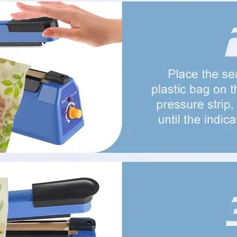 200mm 110/220V Heat Seal Machine Household Impulse Vacuum & Power Suction Food Meat Plastic Bag Sealer Kitchen Fruit Storage