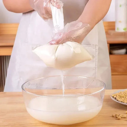 1/3/5Pcs Reusable Nut Milk Bags Strainers Unbleached Nylon Cheesecloth Bag Food Cheese Yogurt Filter Kitchen Fine Mesh Strainer