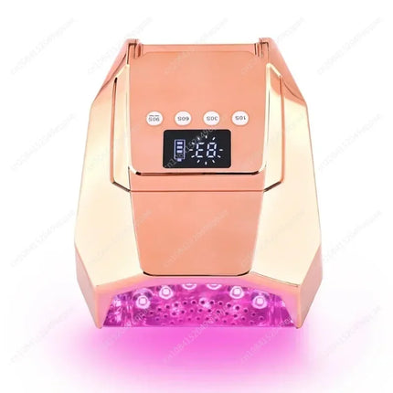 For Salons Home Use 98W Rechargeable LED UV Cordless Battery Professional Light With 4 Timers Fast Curing Nail Lamp