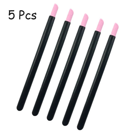 1/5PC Nails Art Quartz Grinding Pen Nail Cuticle scissors Dead Skin Remover UV Gel Polish Manicure Stick Files Accessories Tools