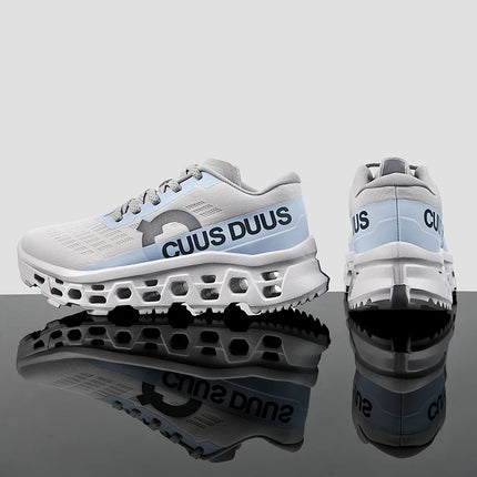 Casual Sneakers Men's Cushion Running Trainers Shock Absorbing Supercritical EVA Sneakers Breathable Fitness Athletic Shoes