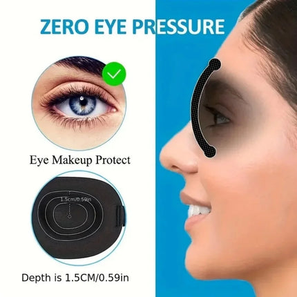 3D Sleep Mask Blindfold Sleeping Aid Soft Memory Foam Eye Mask for Sleeping Travel Light Slaapmasker Eye Cover - product imag
