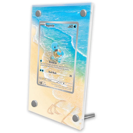 Pokemon Display Cards PTCG Reshiram Zekrom Charizard Espeon Latias SV11 151 Anime Game Expand Art Gifts Acrylic Protective Case