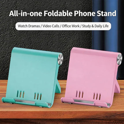 Adjustable Phone Holder Stand Portable Foldable Desktop Phone Support Universal Cell Phone Stand For Iphone - product image f