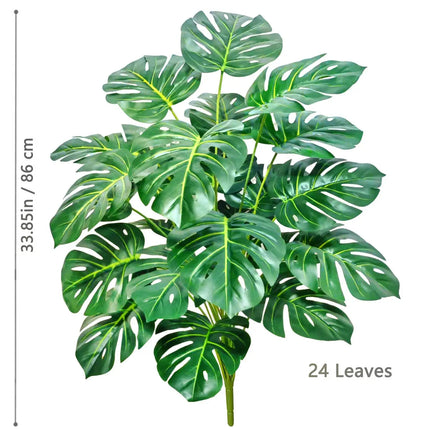 Artificial Monstera and Pothos Leaf Plant - image 44