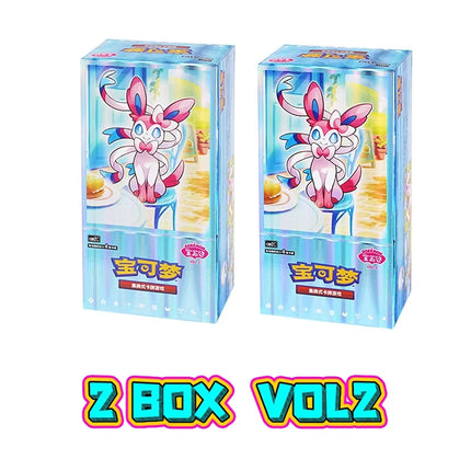 GEM Pack Original Vol.1&2 Pokemon Cards in Chinese Scarlet and Violet Trading PTCG Bag Box NO Cbb1C Card Surprised Gift