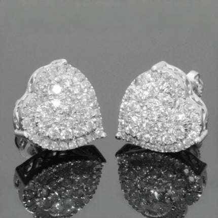 Delicate stud earrings for men and women Square accessories suitable for wedding parties go with everything