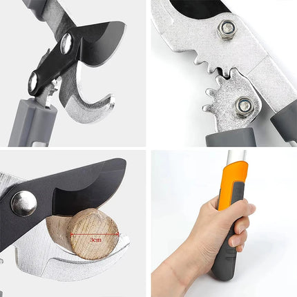 35cm Rough Branch Scissors Sharp Wear-Resistant Non Slip Grip Pruning Scissors Large Opening Powerful Gardening Pruning Tools