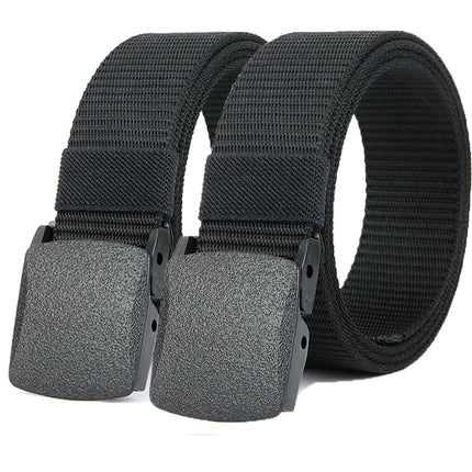 Military Automatic Buckle Nylon Belt Outdoor Hunting Multifunctional Tactical Canvas Belt High Quality Men Belt
