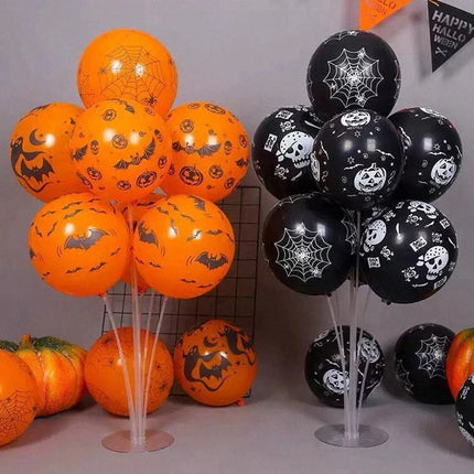Halloween Decoration Balloon Ghost Pumpkin Skeleton Ghost Bar Party Decor Balloon Decoration 12 inch Latex Balloon