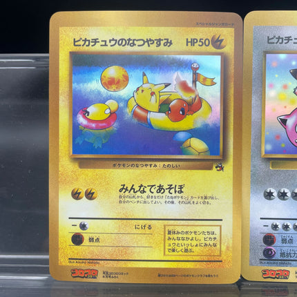 3pcs/set DIY Pichu Anime PTCG Self-made Card Late 1990s - Early 2000s Vintage Promo Magazine Exclusive Series Collecting Card