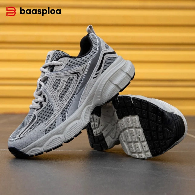 Baasploa Women Running Shoes Lightweight Breathable Sport Shoes Female Comfort White Casual - view 2