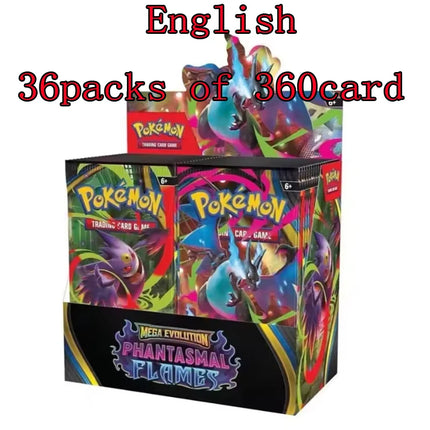 150-360Pc English French Spanish Carta Karten Pokemon Cards Sun Moon Evolutions Booster Box Collectible Tradiner Card for Child