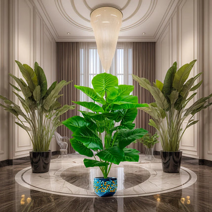 100cm Artificial Palm Tree with 18 Leaves - image 3