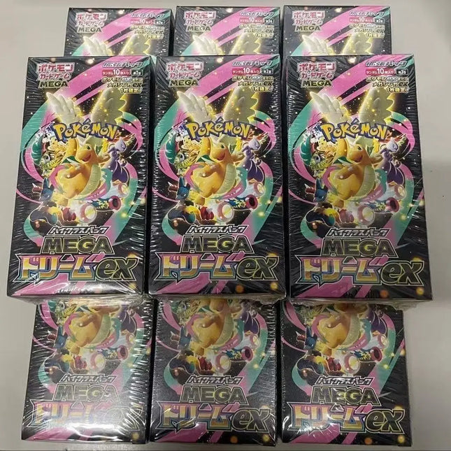 Heiße Pokémon TCG l M2a JP Edition Sammelkarten Spielzeug Mega Dream EX Golden Box Booster Pack als Geburtstagsgeschenk für Erwachsene