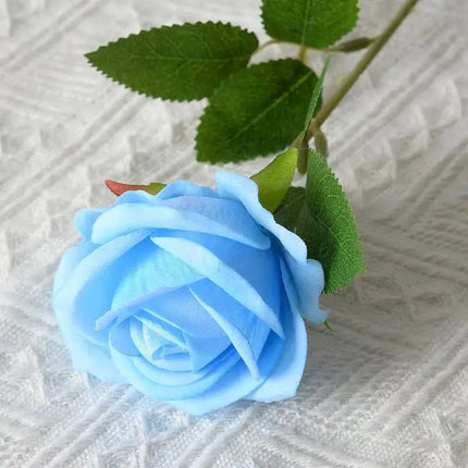 1/5/10/20 Artificial Roses Flowers Rose Branches Artificial Red Roses Realistic Fake Roses Wedding Birthday Home Decoration