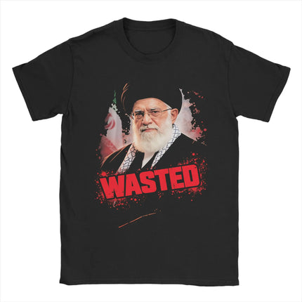 Graphic Printing We Love You Ayatollah RIP 1939-2026 IRAN Ali Khamenei  T Shirt For Unisex  Cotton Tee Shirt Short Sleeve Tops