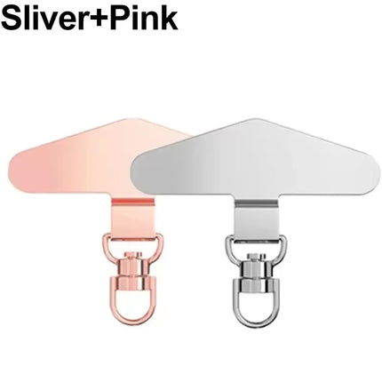 360° Rotation Metal Steel Phone Tether Tab Cell Phone Lanyard Patch Gasket Universal Cellphone Lanyard Safety Connecter Piece