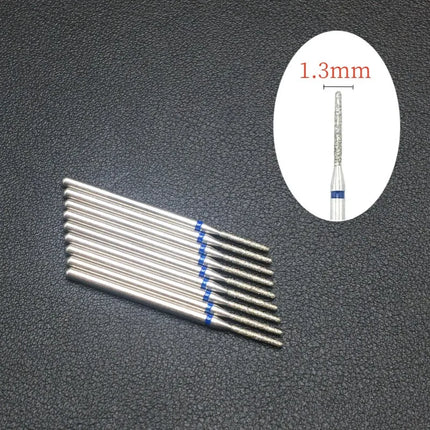 10 Piece Nail Milling Cutter Set Diamond Electric Nail Enhancement Drill Nail Drill Corner Cleaning Drill Burr Accessories Tool