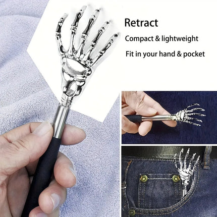 Portable Extendable Back Scratcher Stainless Steel Telescoping Back Scratcher For Both Human And Pets Extendable - product im