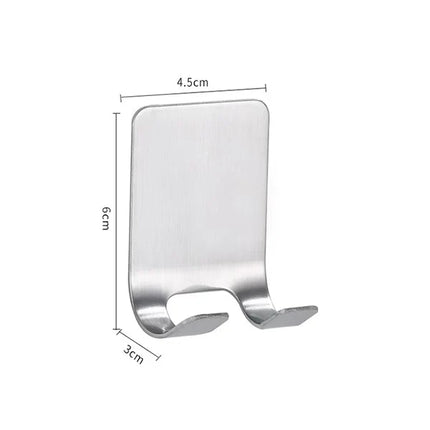 Bathroom Stainless Steel Razor Holder Storage Hook Wall  Men Shaving Shaver Shelf Punch Free Razor RackBathroom Accessories