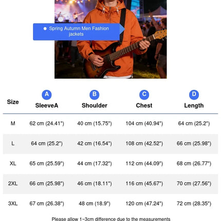 Spring Autumn Mens Anorak Jackets Fashion Man Half zip Streetwear Hip Hop Hooded Coats Men Loose Windbreaker Waterproof Jackets
