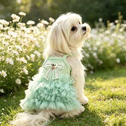 1 Pack Sleeveless Puffy Cute Pet Half Skirt Adorable Princess Dog Skirt Comfortable Pet Apparel Suitable for Small Dogs and Cats