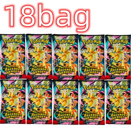 360Pcs English Pokémon TCG: Mega Evolution Ascended Heroes Booster Box Pokemon trade card 36 Pack Box Children's gift Toys
