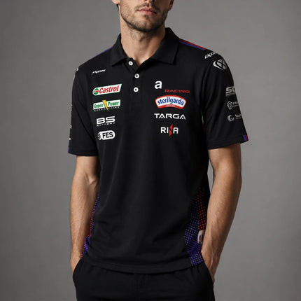 Marco Bezzecchi 72 Racing Team 2026 Polo Shirt for Men Breathable Outdoor Sports T-Shirt Martin 89 Daily Casual Plus Size Polos