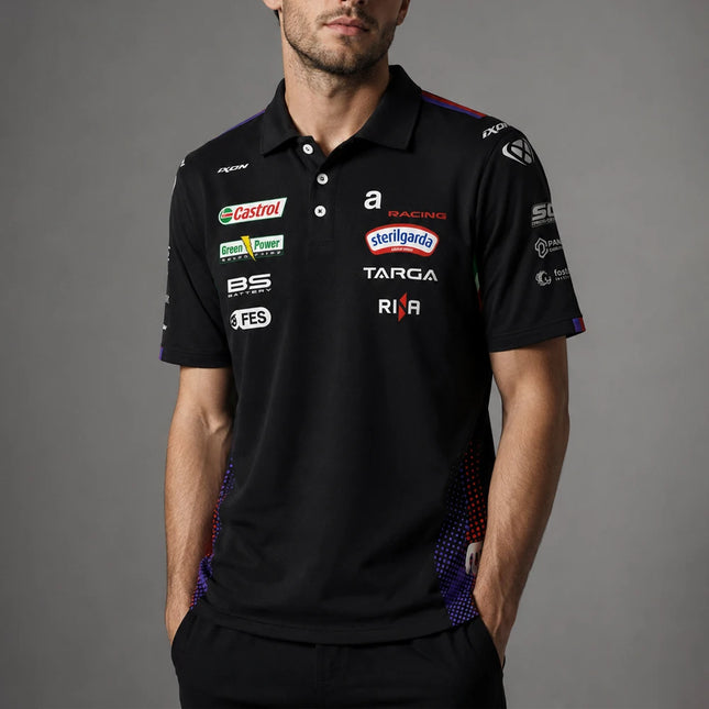 Marco Bezzecchi 72 Racing Team 2026 Polo Shirt for Men Breathable Outdoor Sports T-Shirt Martin 89 Daily Casual Plus Size Polos