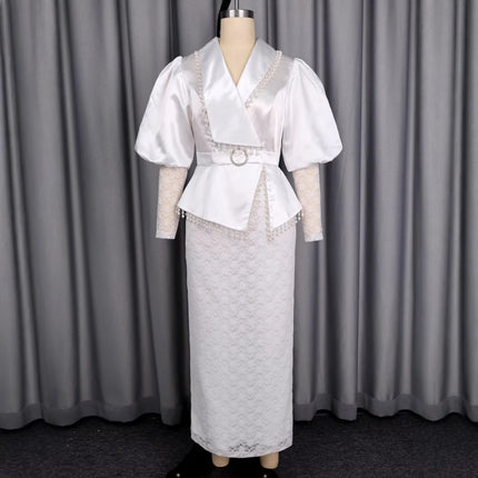 Long Dress Women Gown Dresses Lace Sexy Vestidos Y2k Streetwear Puff Sleeve Hip Wrap Elegant Tassel Party Night Work 2026