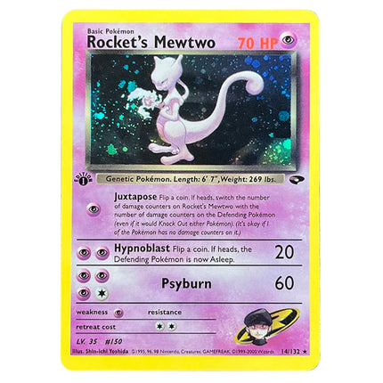 PTCG Proxy Cards Gym Challenge Rocket’s Mewtwo Blaine’s Charizard Erika’s Venusaur Rocket’s Zapdos Giovanni’s Gyarados DIY