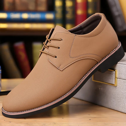Men's Shoes Fashion Casual Leather Shoe Lace Up Oxford Shoe Business Dress Shoes Luxury Wedding Party Shoes for Men Large Size48