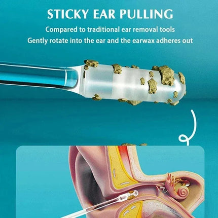 Sticky Ear Digger Ear Digging Tool Ear Wax Cleaning Special Not Hurt Ear Digging Spoon Ear Digging Cotton Swabs - product ima