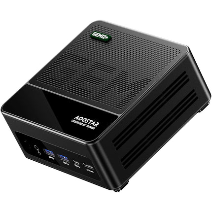 AOOSTAR GEM12+ Mini PC Barebone, AMD Ryzen 7 8845HS, High Performance Mini Desktop PC, Dual USB4 Port, Gaming Office Business