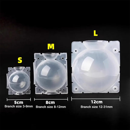 5/8/12cm Air Layering Pods Plant Rooting Ball High Pressure Propagation Root Grow Box Graft Breeding Case Planting Nursery Pot