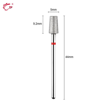 TP Nail Drill Bit for Polishing Natural Nails Cuticle Art File Tapered Electric Nail Files Cleaner Burr Perfect Prepping Bits