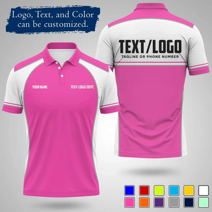 Personalized Team Polo Shirt Customizable Diy Name Logo Men Women Short Sleeve New Design Jersey Summer Daily Sports Uniforms